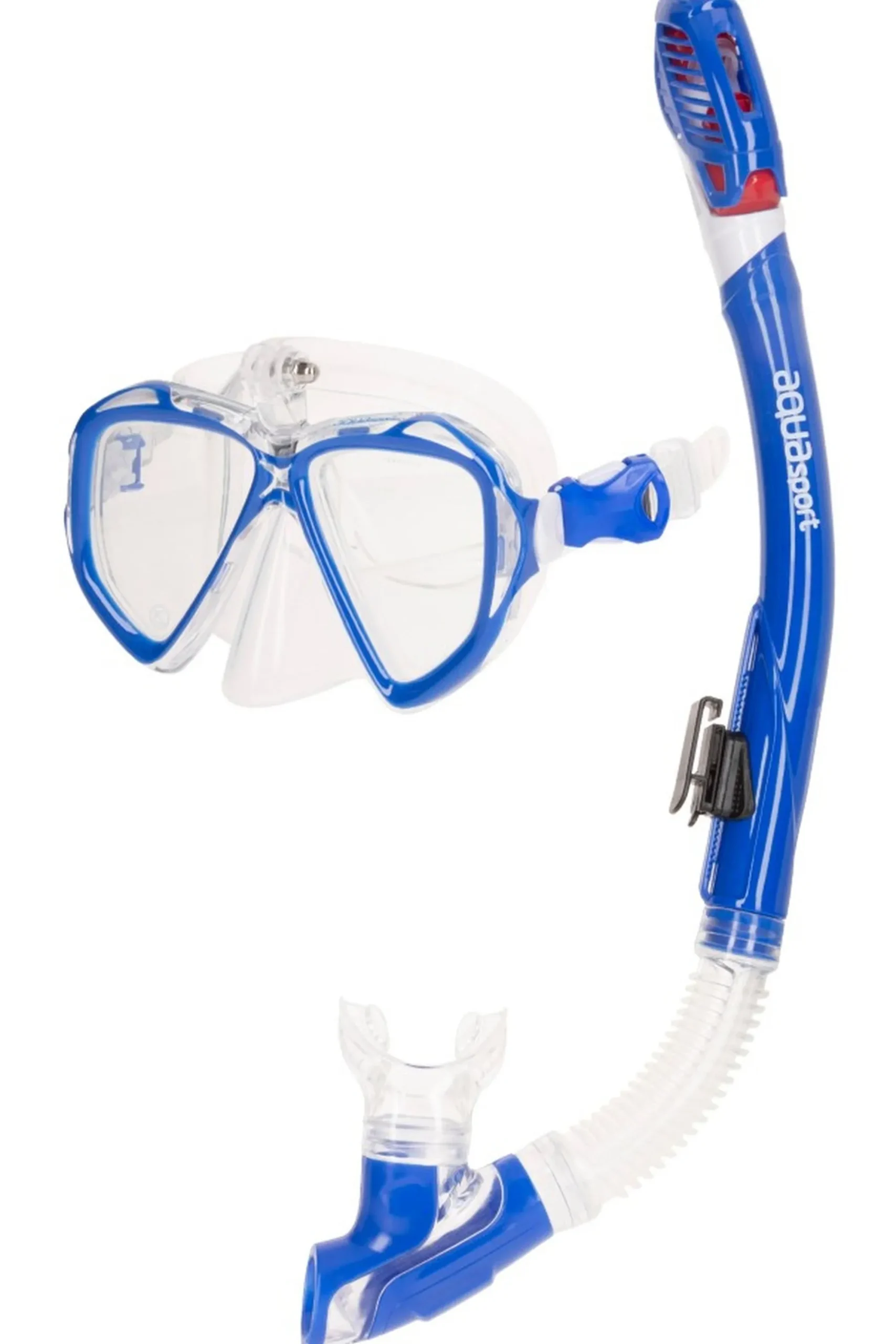 Aqua Sport Set Óculos De Mergulho E Tubo Adulto C/suporte Para Câmera
