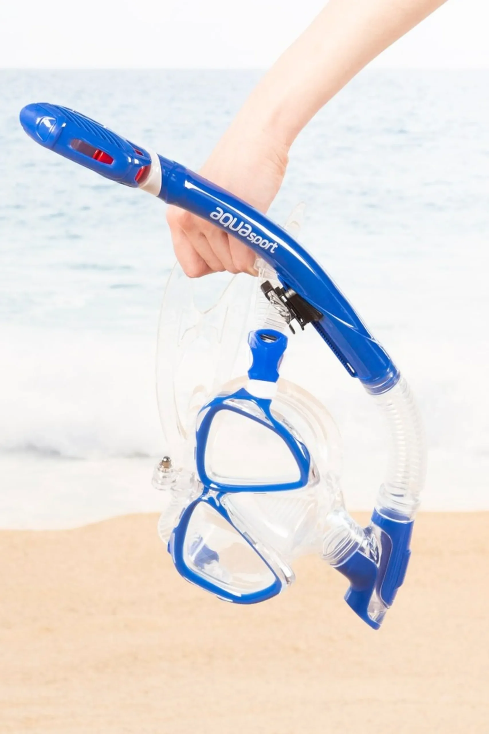 Aqua Sport Set Óculos De Mergulho E Tubo Adulto C/suporte Para Câmera