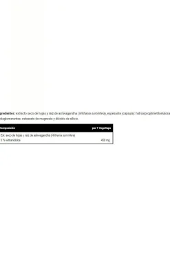 Vitobest Ashwagandha 450mg - 60 Cápsulas De