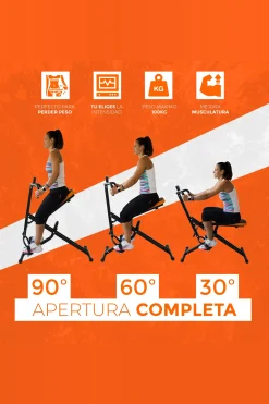 Bonplus Banco De Musculação Bp Crunch Total Fit Com Visor Com Painel De Controle Intensidade Personalizável Banco Dobrável