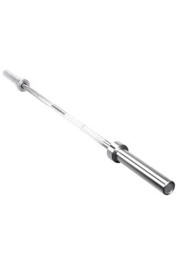 Ozio Fitness Barra Olímpica 2,20 M - 18 Kg - 50 MM - Suporta 450 Kg. Aço Cromado