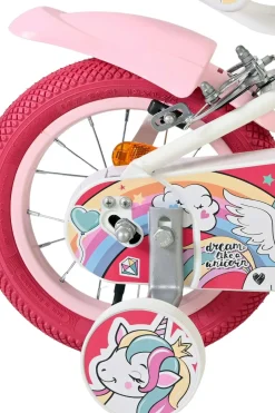 Volare Bicicleta Criança 12 Polegadas Unicorn 3 Anos