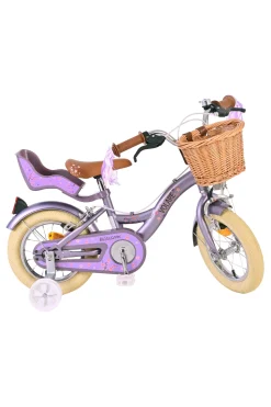 Volare Bicicleta Criança 12 Polegadas Blossom 3 Anos Roxo