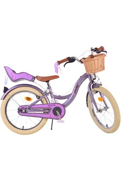 Volare Bicicleta Criança 18 Polegadas Blossom 5-7 Anos Roxo