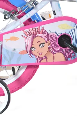 Licencias Bicicleta De Criança 16 Polegadas Mermaid Alyssa 5-7 Anos