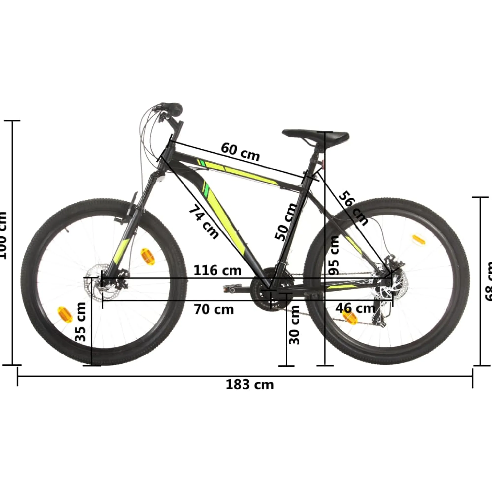 Vidaxl Bicicleta De Montanha