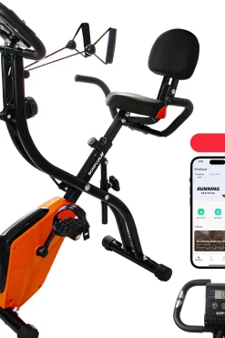 Bonplus Bicicleta Estática Ergometrica Dobrável (100x55x118cm)