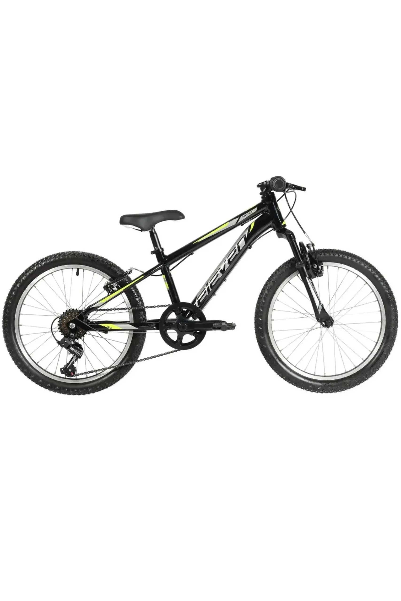 Vital Gym Bicicleta Júnior 6 Velocidades Eleven Vortex 20" Preta Dos 6 Aos 9 Anos (1,20-1,35 Cm)