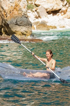 Innovagoods Caiaque Insuflável Transparente Com Acessórios Paros 312 CM 2 Lugares