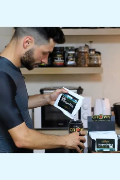 Crown Sport Nutrition Caixa Com 8 Saquetas De 93,1g Com Bebida Em Pó Muito Rico Em Hc ‘hyperdrink 90‘