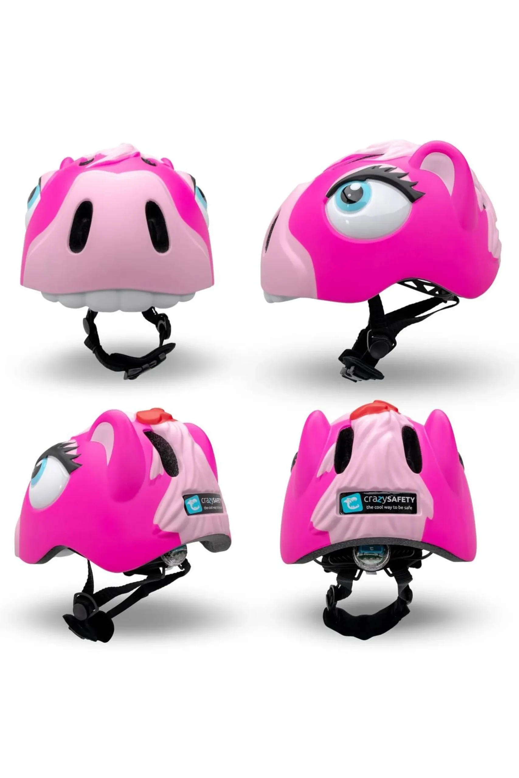 Crazy Safety Capacete De Bicicleta Para Crianças|pónei | |certificado En1078