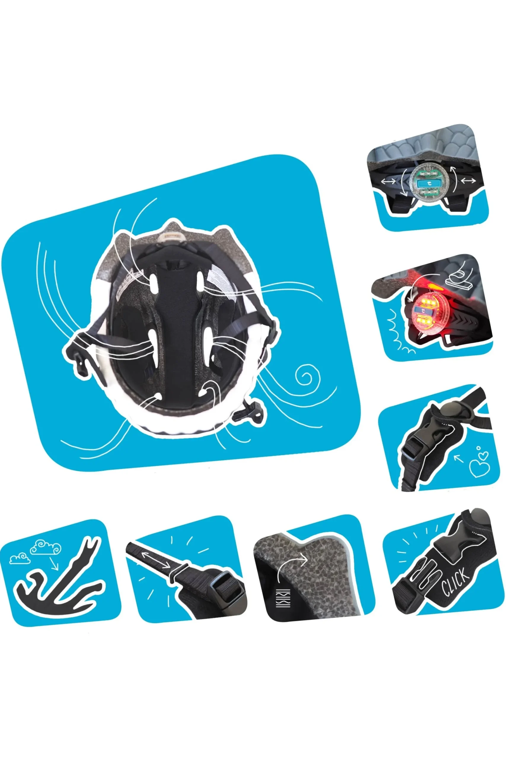 Crazy Safety Capacete De Bicicleta Para Crianças|pónei | |certificado En1078
