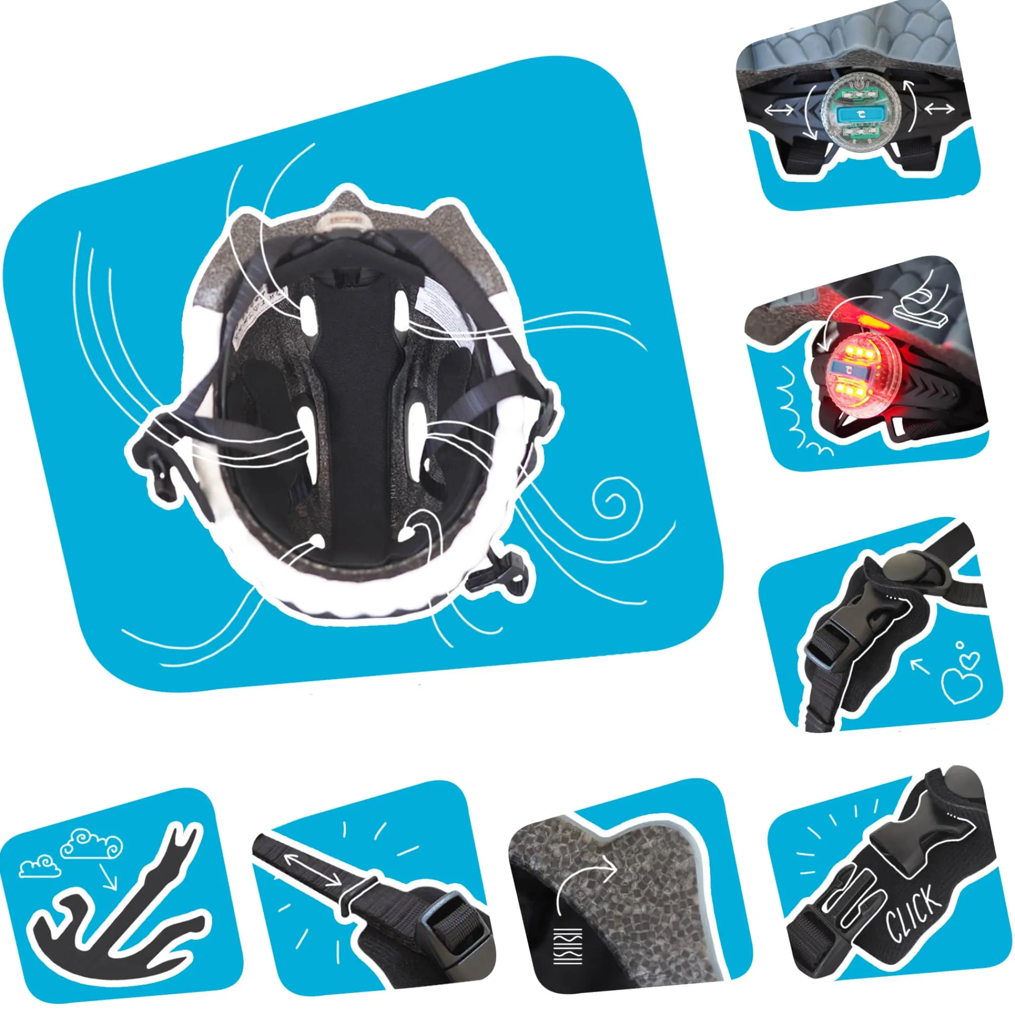 Crazy Safety Capacete Para Crianças| Crocodilo | | En1078 Certificado