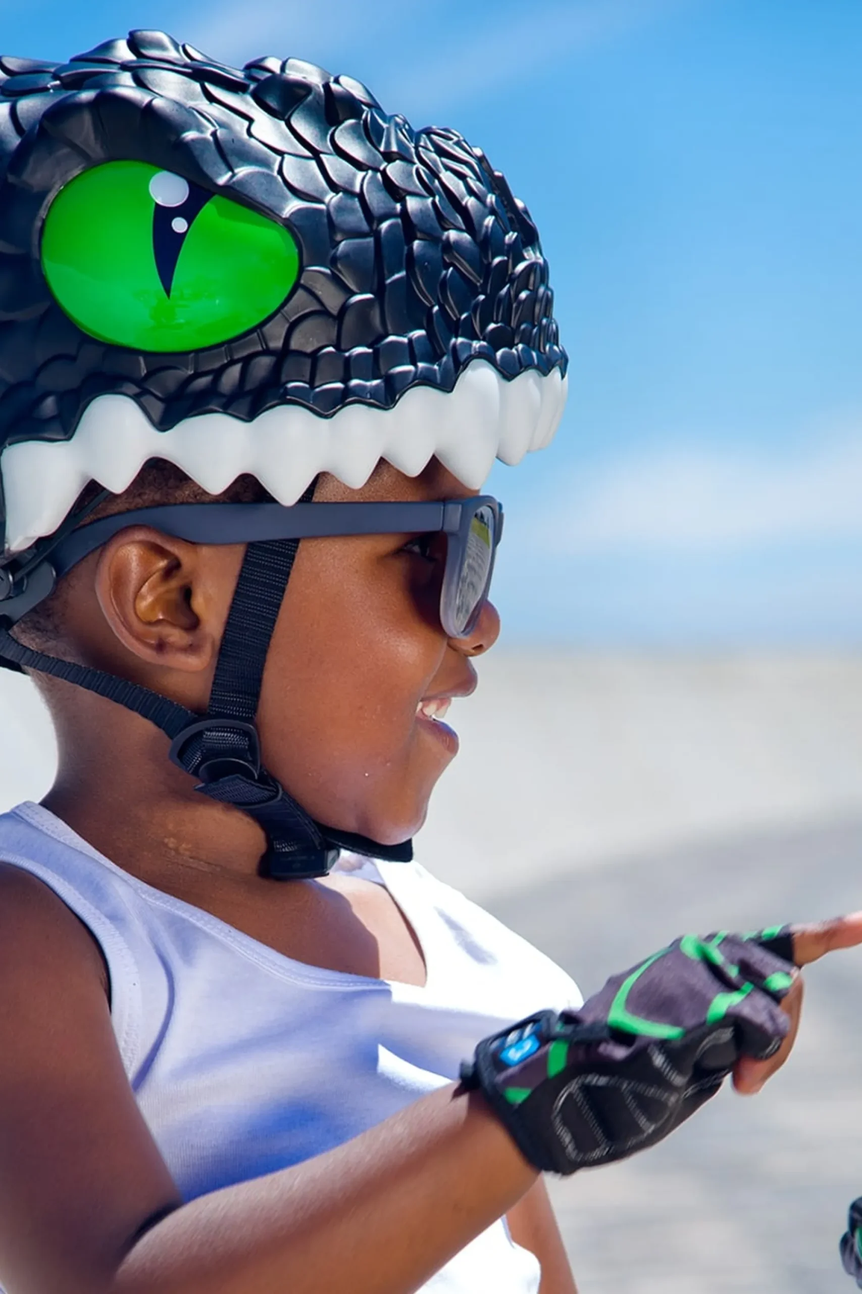 Crazy Safety Capacete Para Crianças| Dragão | | En1078 Certificado