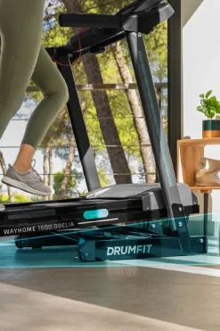 Cecotec Passadeira De Correr Dobrável Com 1500 W De Potência, Velocidade Máxima De 16 Km/h, Inclinação Motorizada, Entrada Usb, Função Mp3 E Altifalantes Incorporados.