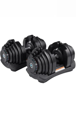 Fitness Tech Conjunto De 2 Halteres Ajustáveis ??de 5kg A 40kg