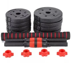 Fitness Tech Conjunto Halteres Ajustável 15kg