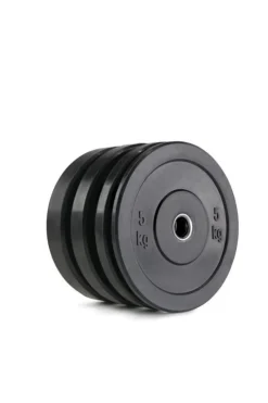 Ozio Fitness Disco Olímpico Bumper De 5 Kg, 50 Mm, Para Musculação Fitness, Cor