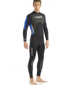 Cressi Fato De Neoprene Masculino Longo 3 Mm Morea