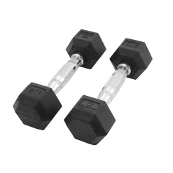 Fitness Tech Halteres Hexagonais 2kg – Conjunto Com 2 Unidades