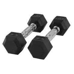 Fitness Tech Halteres Hexagonais 2kg – Conjunto Com 2 Unidades