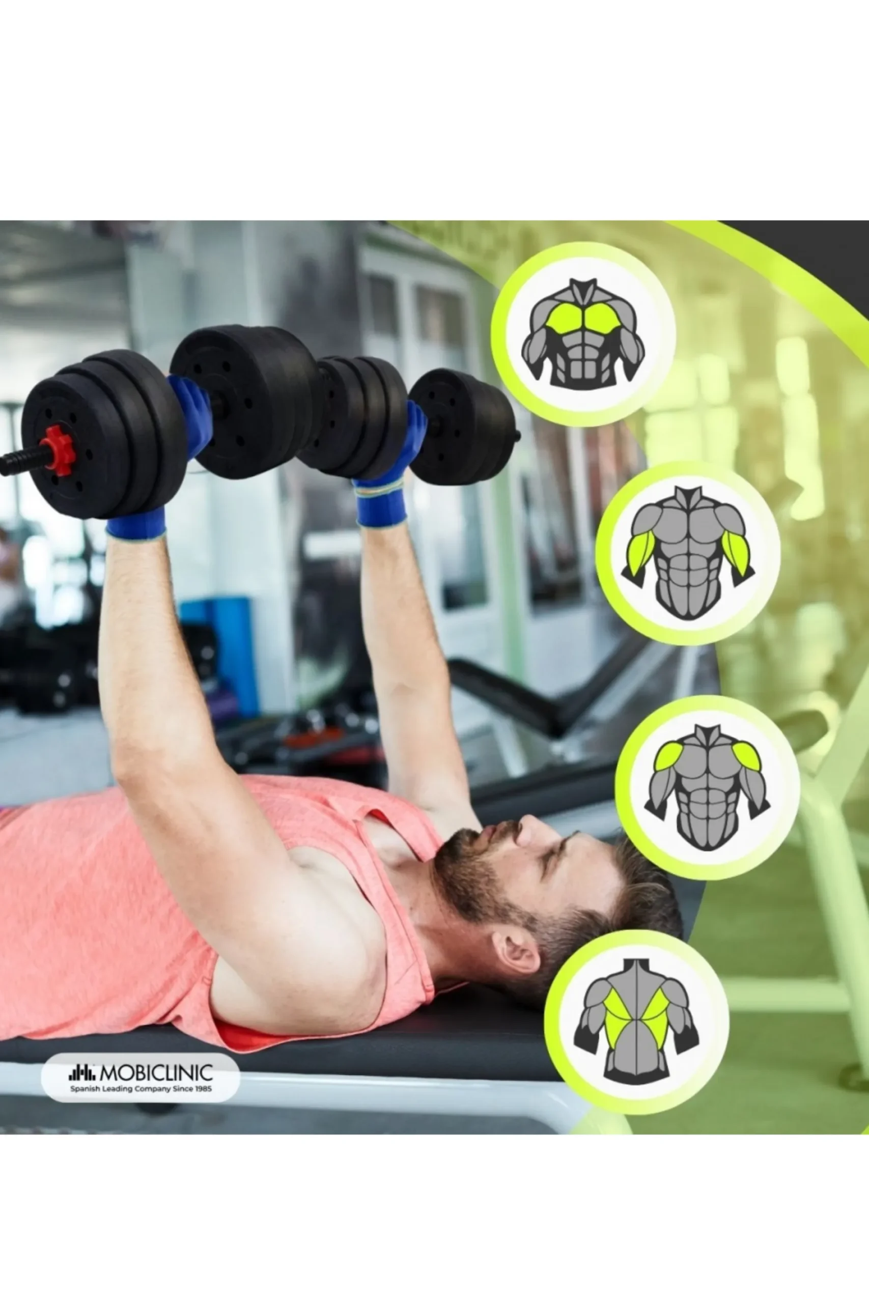 Mobiclinic Halteres 30 Kg Ajustáveis Maxifit