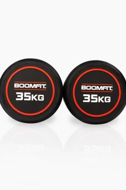 Boomfit Halteres Redondos De Musculação 35kg (Par) -