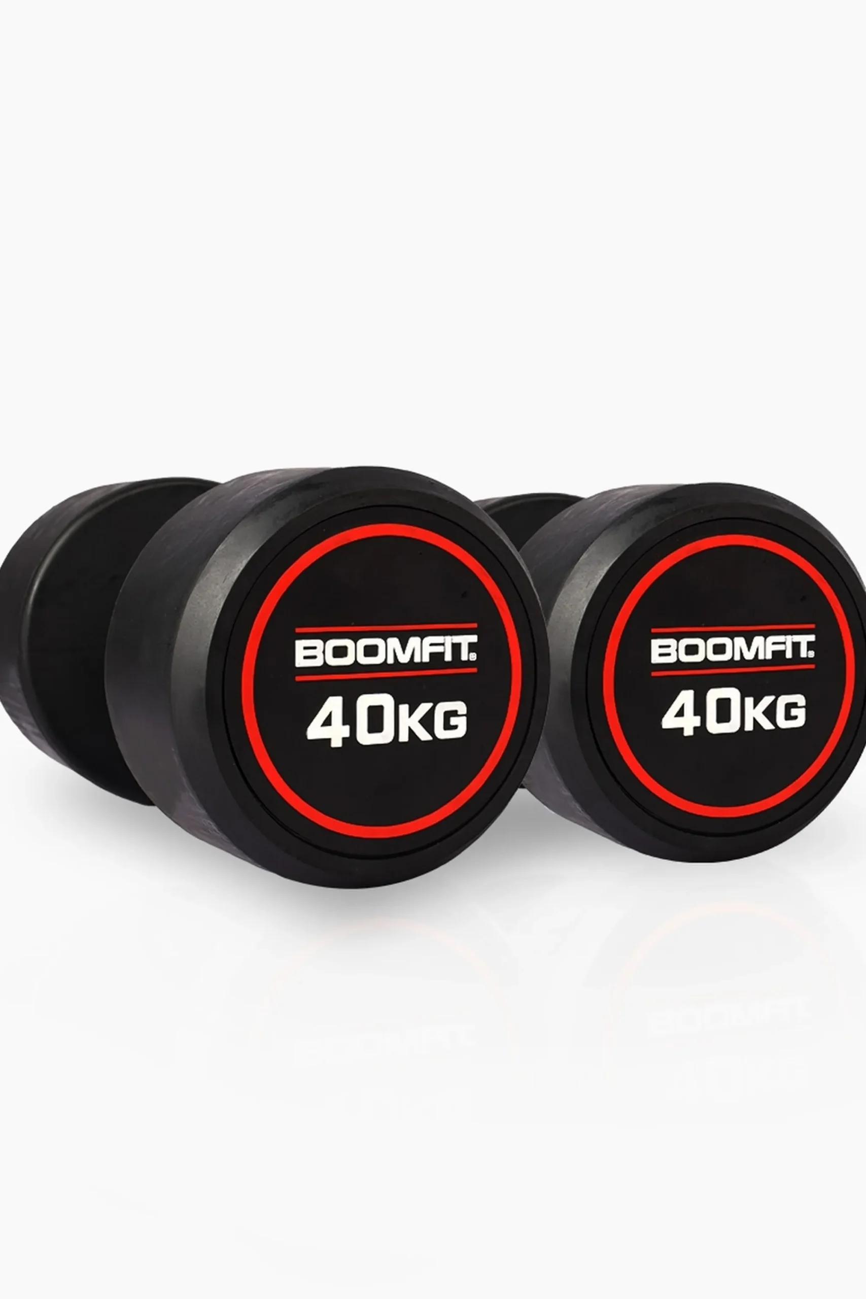 Boomfit Halteres Redondos De Musculação 40kg (Par) -