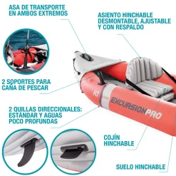 Intex Kaiak Insuflável K1 Excursion Pro