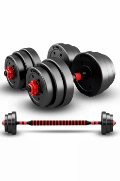 Ozio Fitness Kit De Halteres 2 Em 1 Ajustável Multifit 15 Kg