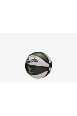 Wilson Mini Bola De Basquetebol NBA Team Retro – Milwaukee Bucks