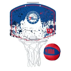 Wilson Mini Cesta De Basquetebol NBA Philadelphia 76ers