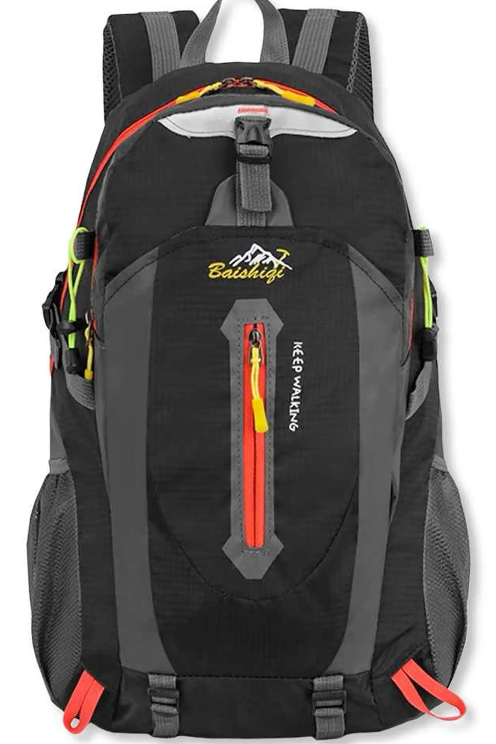 Ozio Fitness Mochila Impermeável 30 L Preta Com 6 Bolsos Múltiplos