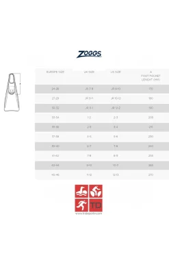 Zoggs Nadadeiras Swim Energy Nadadeiras