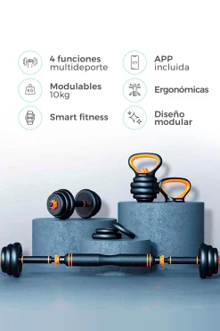 Fed Pack Halteres Smart Kit Com Kettlebel Xiaomi s E Sensor Smart