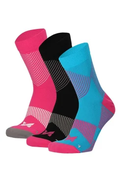Xtreme Sockswear Pack 3 Pares Meias Desportivas Compressão Cano Curto