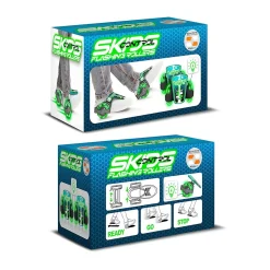 Stamp Patins De 2 Rodas Com Iluminação Crianças Até 50kg