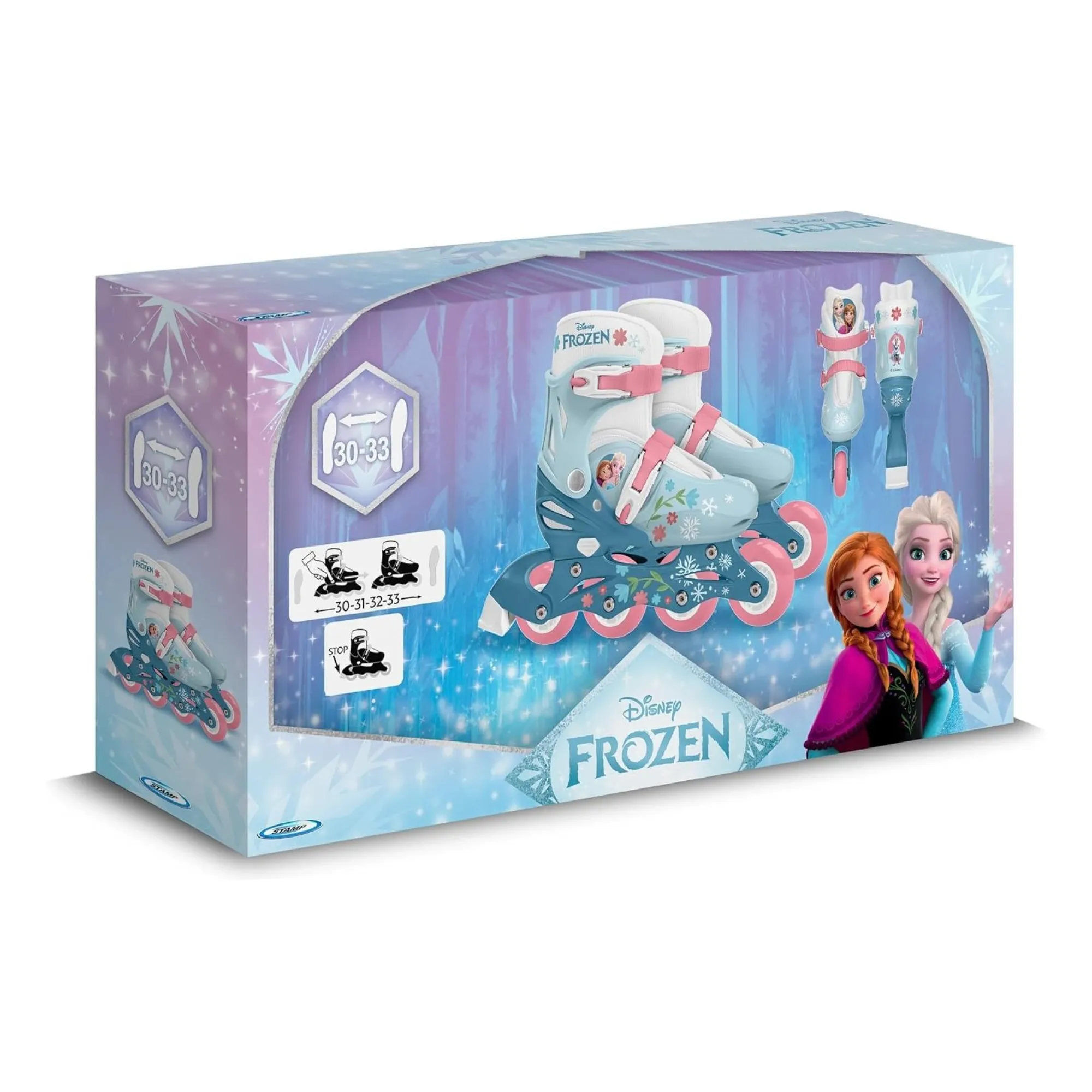 Stamp Patins Em Linha Criança Frozen Tam.