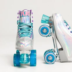 Flamingueo Patins Holográfico De 4 Rodas