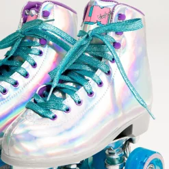 Flamingueo Patins Holográfico De 4 Rodas