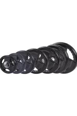 Ozio Fitness Placa De Peso Olímpico 1,25 Kg 50 MM Borracha Premium 3 Punhos