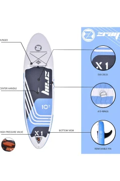 Zray Prancha De Sup E Acessórios X-rider X1 10'2 Dropstitch