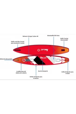 Zray Prancha Insuflável Race Pro R1 12'6