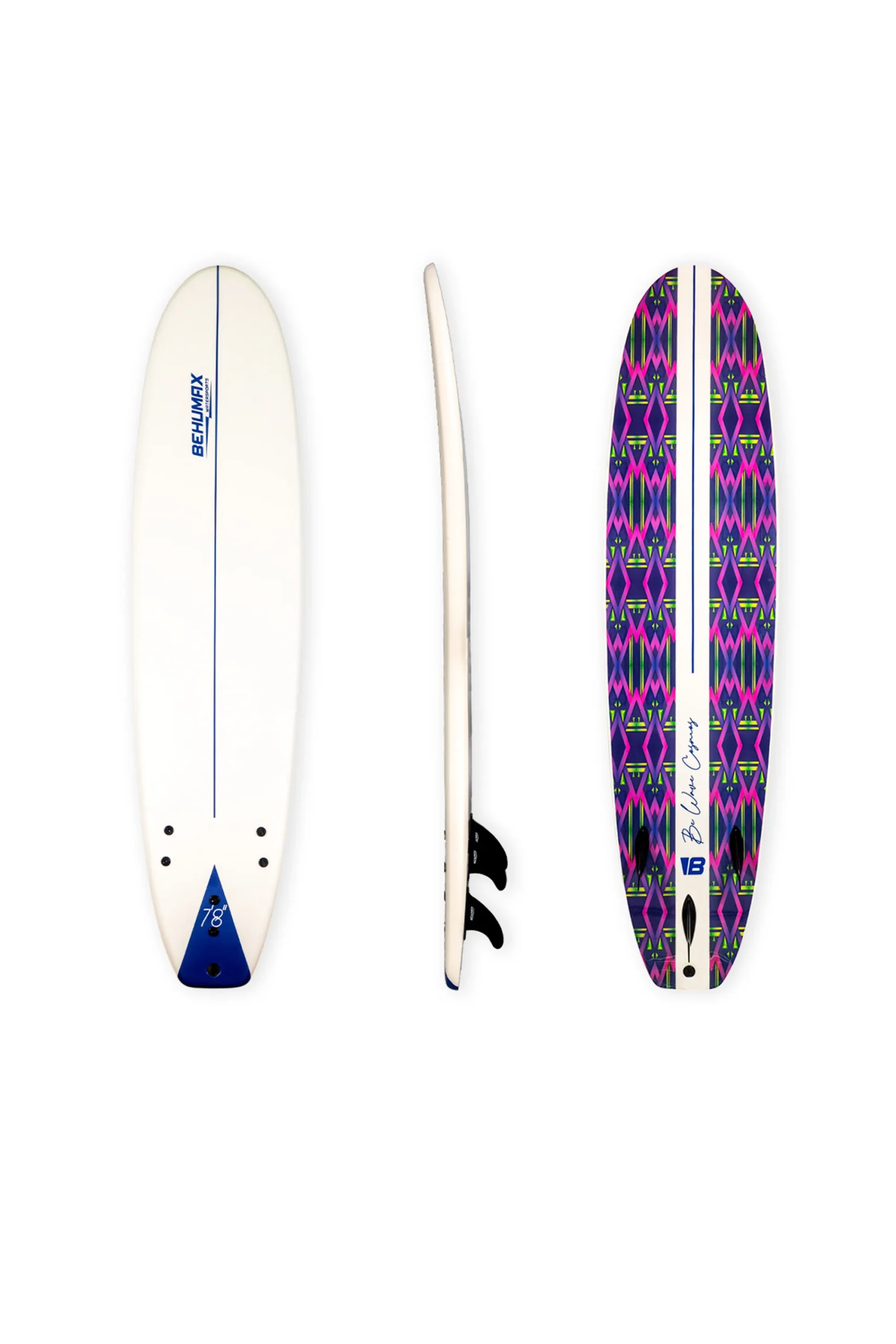 Behumax Prancha Surf Iniciação Be Wave Cosmos 7’8”