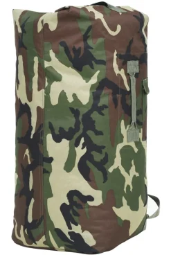 Vidaxl Saco De Pano Estilo Militar 85 L