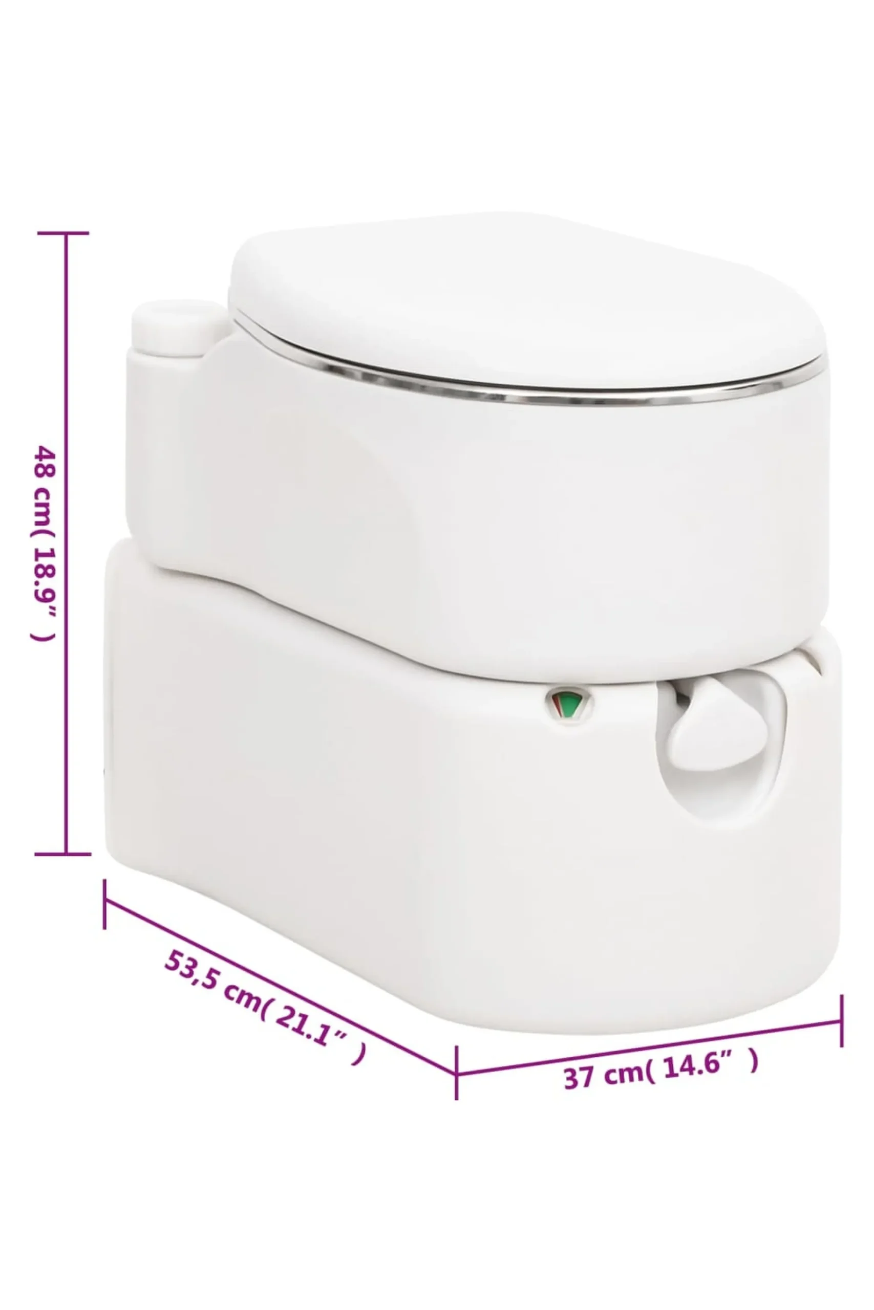 Vidaxl Sanita De Campismo 53.5 X 37 X 48 CM