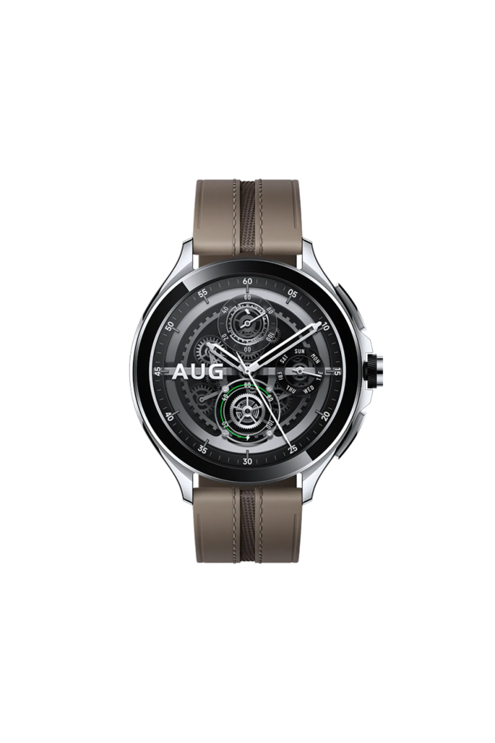 Xiaomi Smartwatch Watch 2 Pro Bt Silver Case & Brown Leather Strap