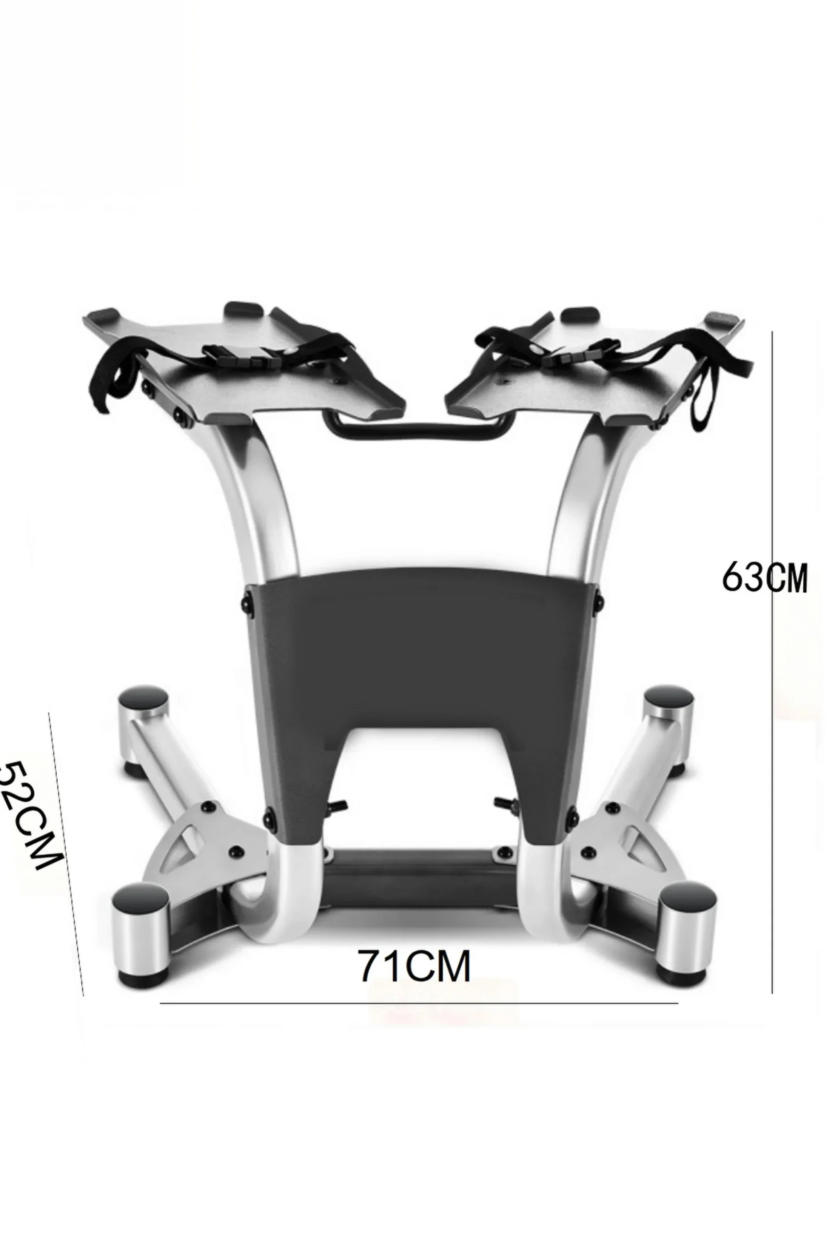 Ozio Fitness Suporte Ajustável Para Halteres Com Base Estabilizadora Para Musculação