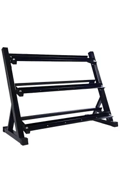 Ozio Fitness Suporte Para Halteres Hexagonais/em Borracha Resistente Suporta Até 475 Kg