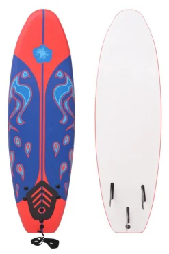 Vidaxl Tabla De Surf 170 CM Y Roja